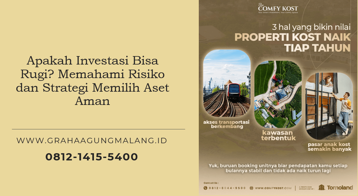 Apakah Investasi Bisa Rugi? Memahami Risiko dan Strategi Memilih Aset Aman