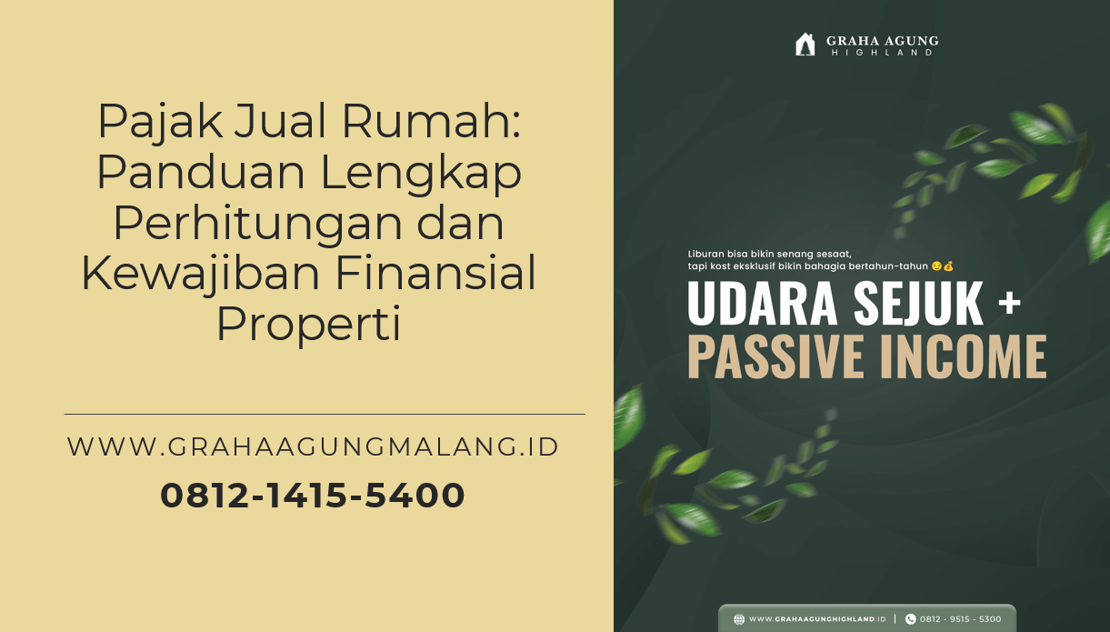 Pajak Jual Rumah: Panduan Lengkap Perhitungan dan Kewajiban Finansial Properti