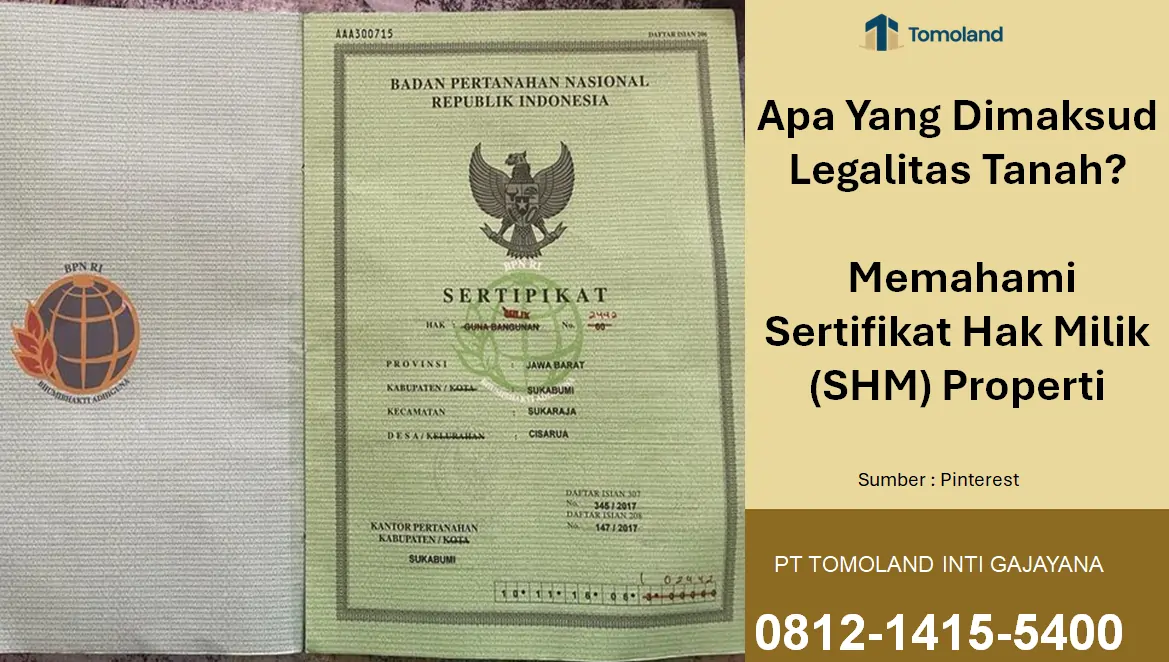 Apa Yang Dimaksud Legalitas Tanah? Memahami Sertifikat Hak Milik (SHM) Sebelum Investasi Properti di Malang