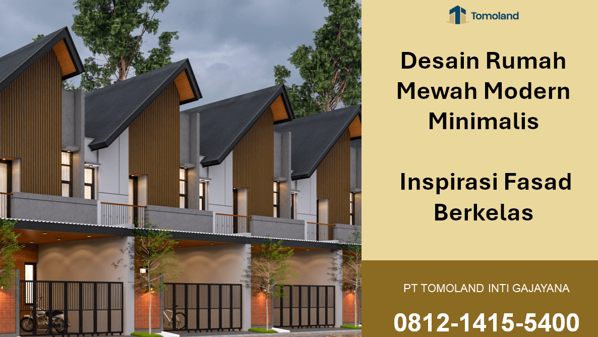 Desain Rumah Mewah Modern Minimalis: Inspirasi Fasad Berkelas