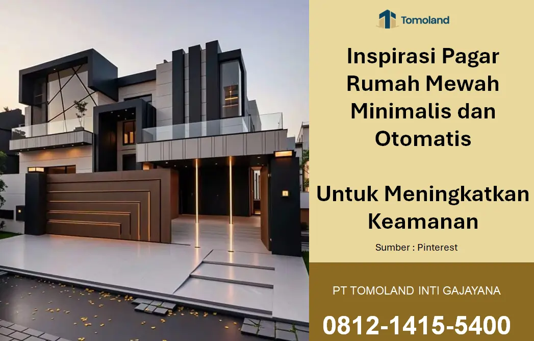 Inspirasi Pagar Rumah Mewah Minimalis dan Otomatis Untuk Meningkatkan Keamanan
