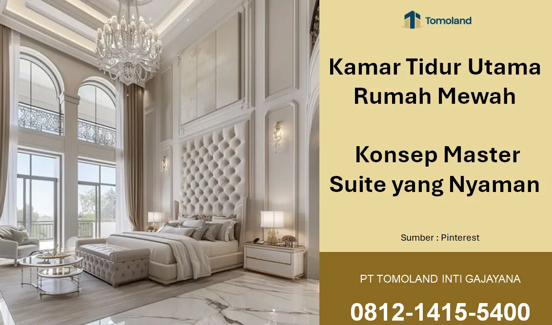 Inspirasi Kamar Tidur Utama Rumah Mewah: Konsep Master Suite yang Nyaman