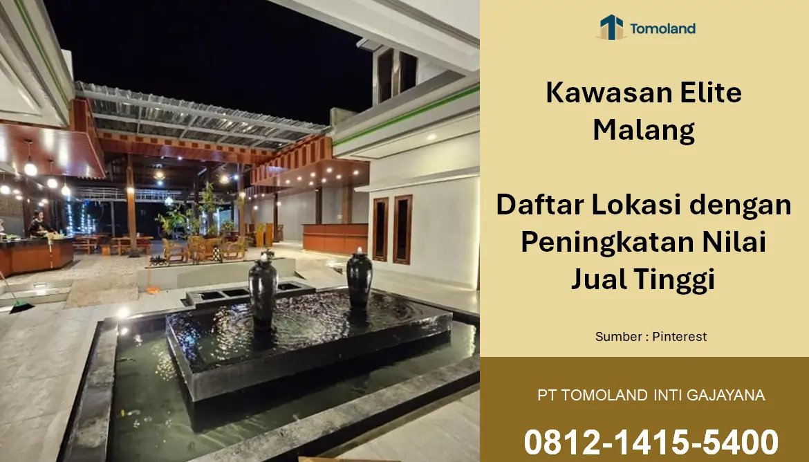 Kawasan Properti Elite Malang: Daftar Lokasi dengan Peningkatan Nilai Jual Tinggi