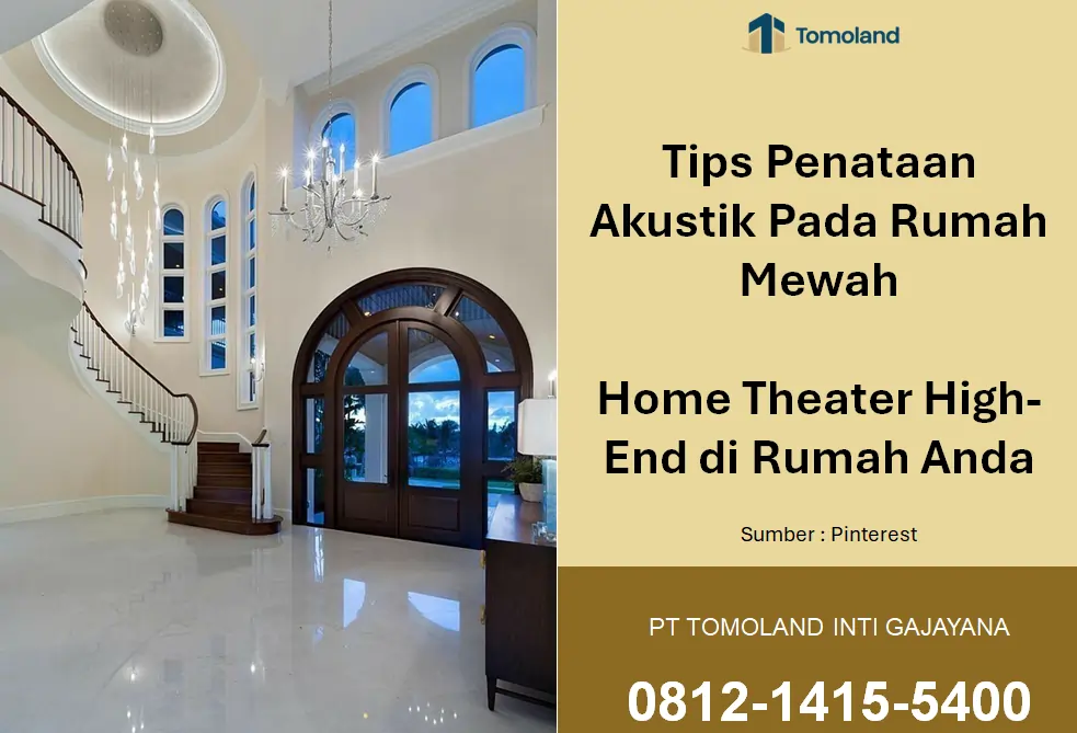 Tips Penataan Akustik Pada Rumah Mewah : Home Theater High-End di Rumah Anda