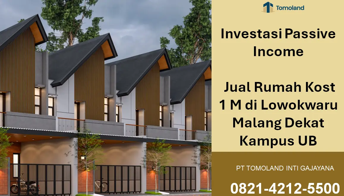 Investasi Passive Income! Jual Rumah Kost 1 M di Lowokwaru Malang Dekat Kampus UB
