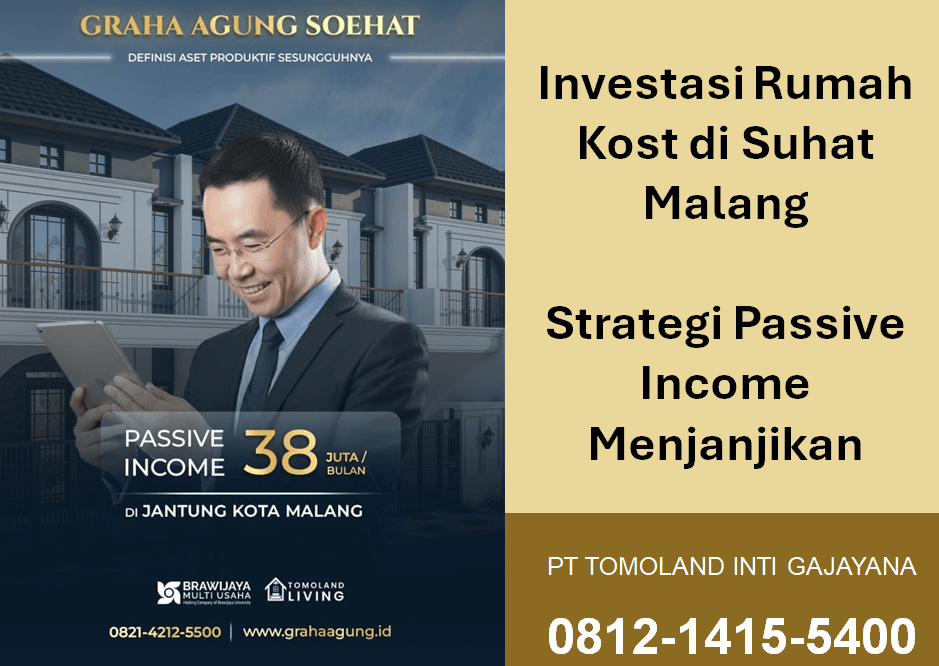 Investasi Rukost Eksklusif di Suhat Malang: Aset Premium dengan Return Menjanjikan