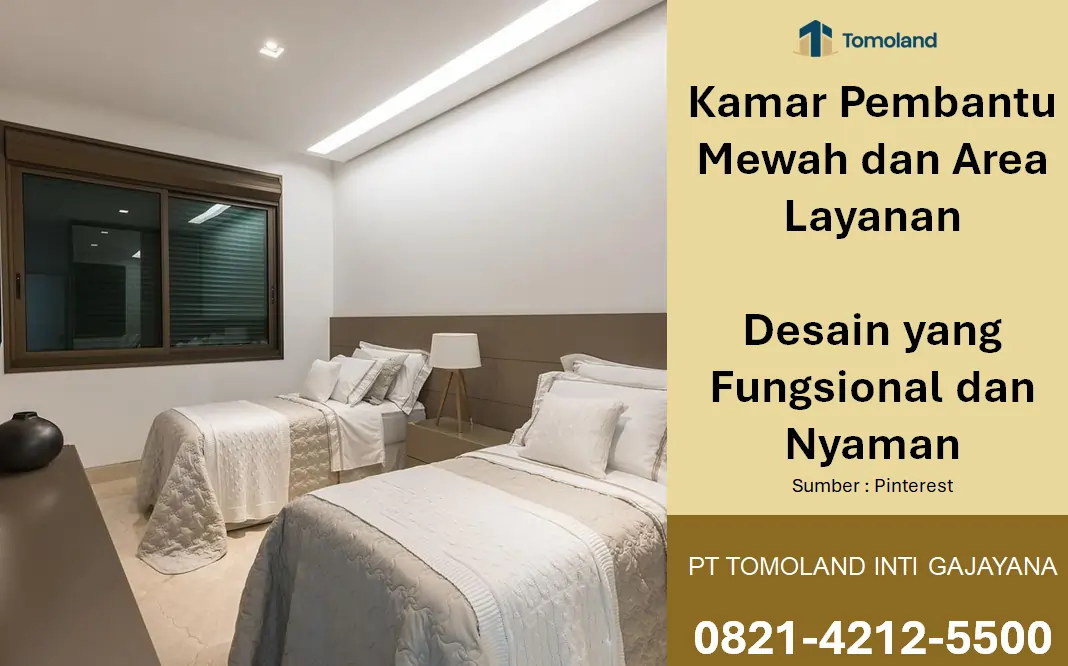 Kamar Pembantu Mewah dan Area Layanan: Desain yang Fungsional dan Nyaman