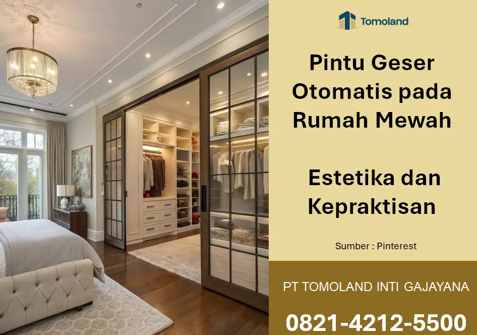 Pintu Geser Otomatis pada Rumah Mewah: Estetika dan Kepraktisan