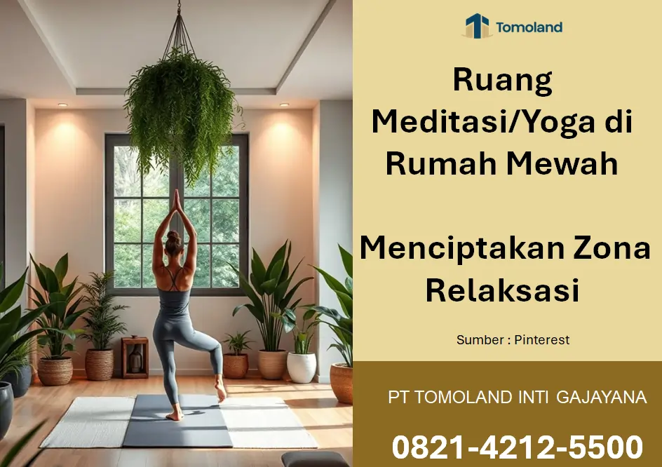 Ruang Meditasi/Yoga di Rumah Mewah: Menciptakan Zona Relaksasi