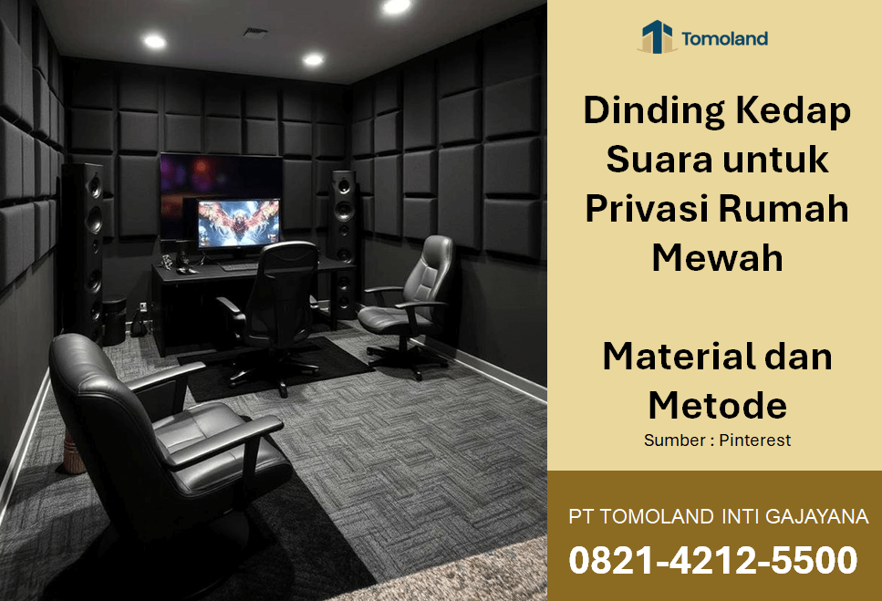 Dinding Kedap Suara untuk Privasi Rumah Mewah: Material dan Metode