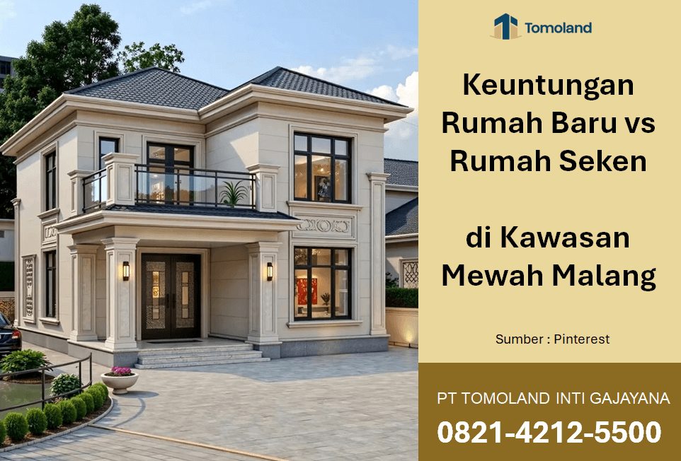 Keuntungan Rumah Baru vs Rumah Seken di Kawasan Mewah Malang