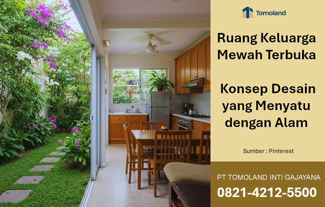 Ruang Keluarga Mewah Terbuka: Konsep Desain yang Menyatu dengan Alam