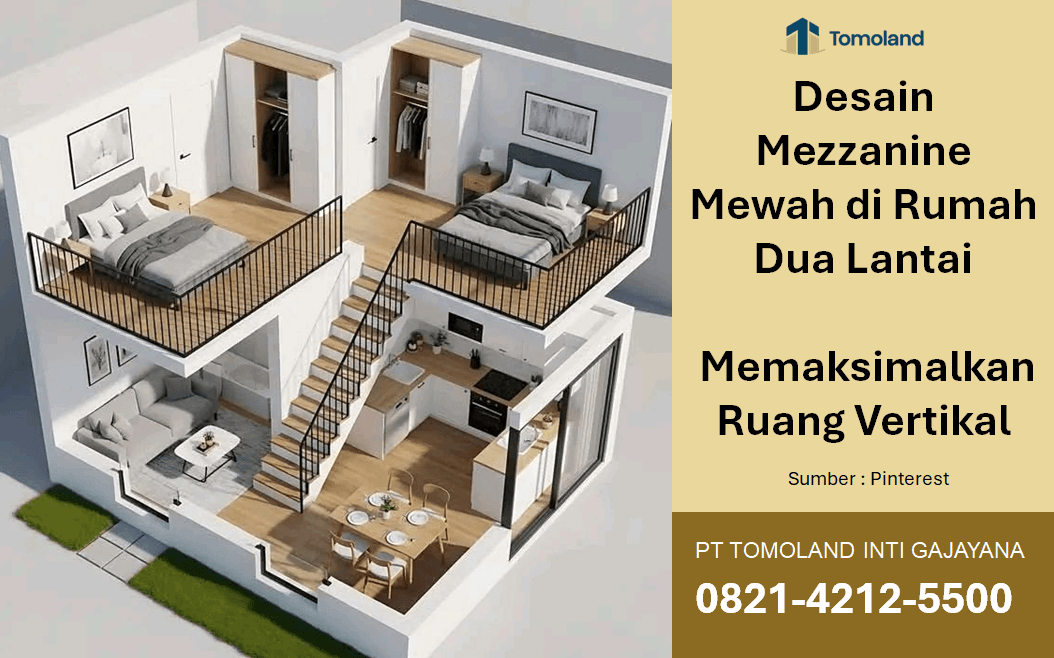 Desain Mezzanine Mewah di Rumah Dua Lantai: Memaksimalkan Ruang Vertikal