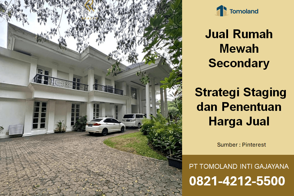 Jual Rumah Mewah Secondary: Strategi Staging dan Penentuan Harga Jual