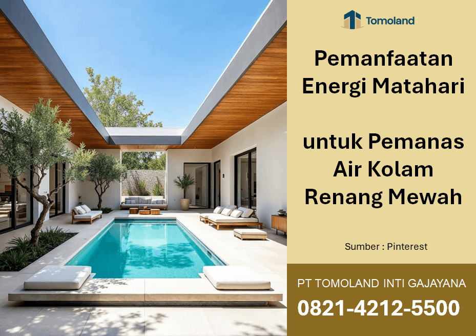 Pemanfaatan Energi Matahari untuk Pemanas Kolam Renang Mewah
