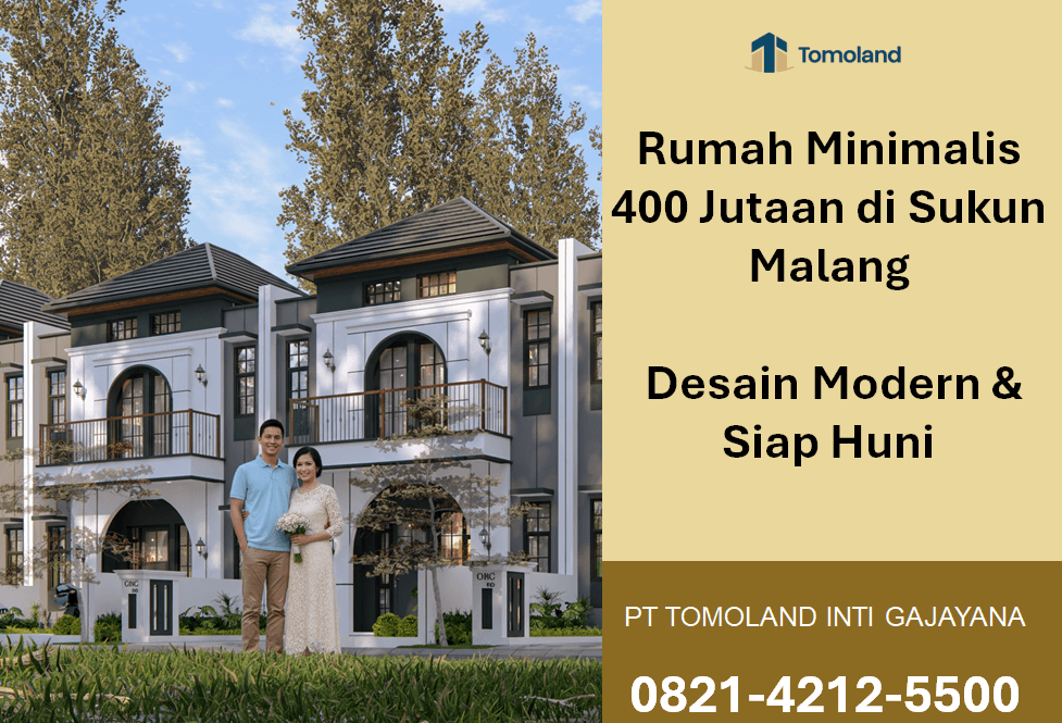 Hunian Modern Estetik: Pilihan Rumah Minimalis 400 Jutaan di Sukun Malang yang Wajib Anda Lirik | Grand Avenue Tomoland