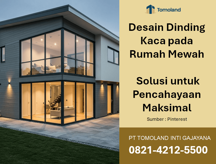 Desain Dinding Kaca pada Rumah Mewah: Solusi untuk Pencahayaan Maksimal