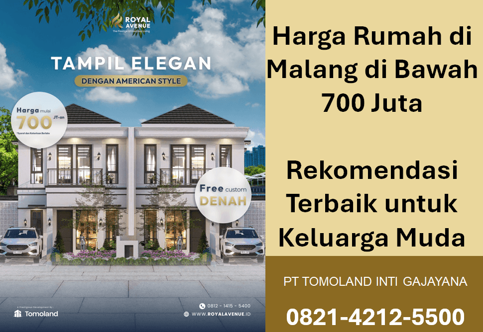 Harga Rumah di Malang di Bawah 700 Juta: Pilihan Terbaik untuk Keluarga