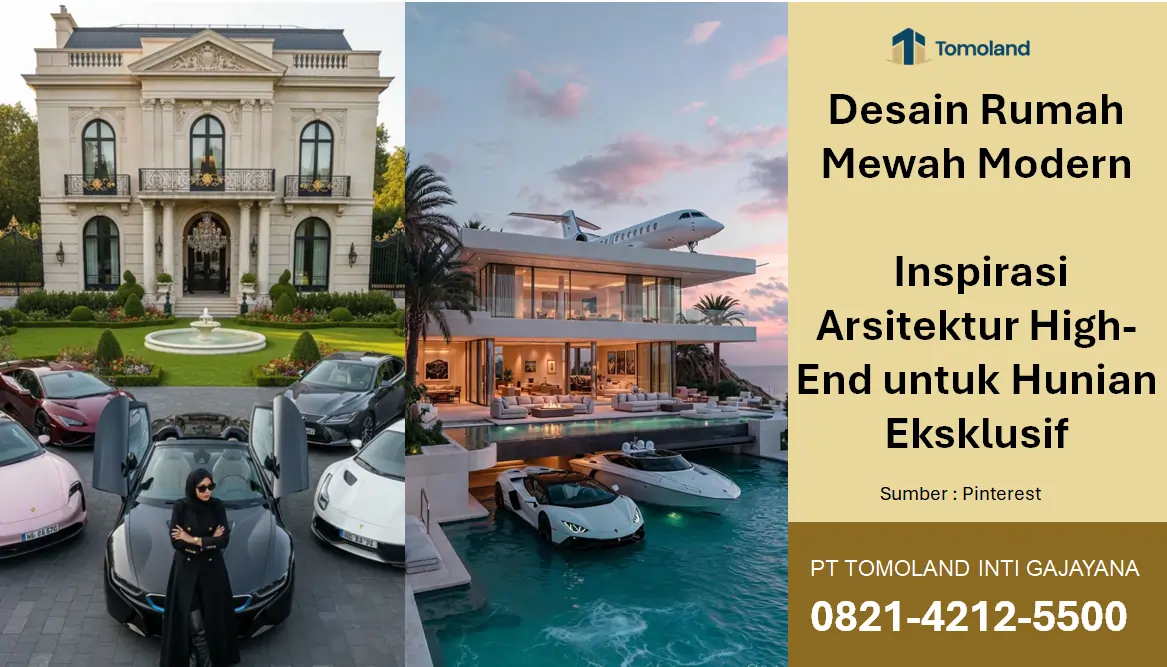 Desain Rumah Mewah Modern: Inspirasi Arsitektur High-End untuk Hunian Eksklusif