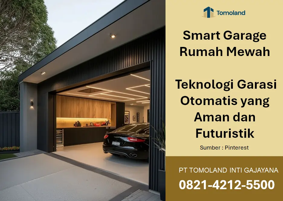 Smart Garage Rumah Mewah: Teknologi Garasi Otomatis yang Aman dan Futuristik