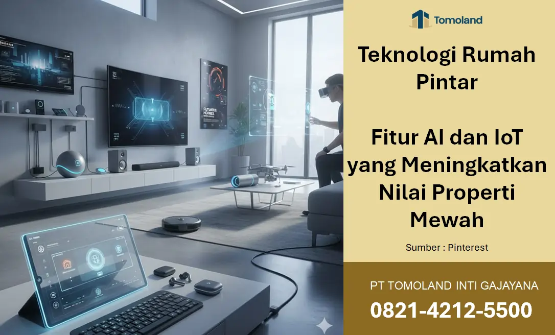 Teknologi Rumah Pintar: Fitur AI dan IoT yang Meningkatkan Nilai Properti Mewah