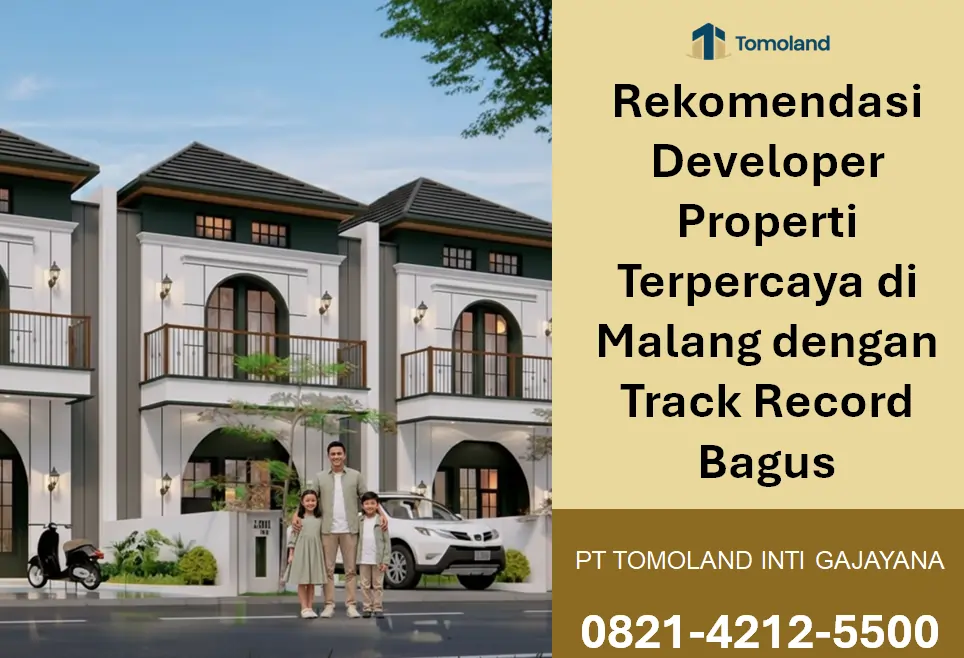 Developer Properti Terpercaya di Malang untuk Hunian Berkualitas dan Aman : PT Tomoland Inti Gajayana