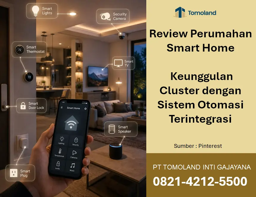 Review Perumahan Smart Home: Keunggulan Cluster dengan Sistem Otomasi Terintegrasi
