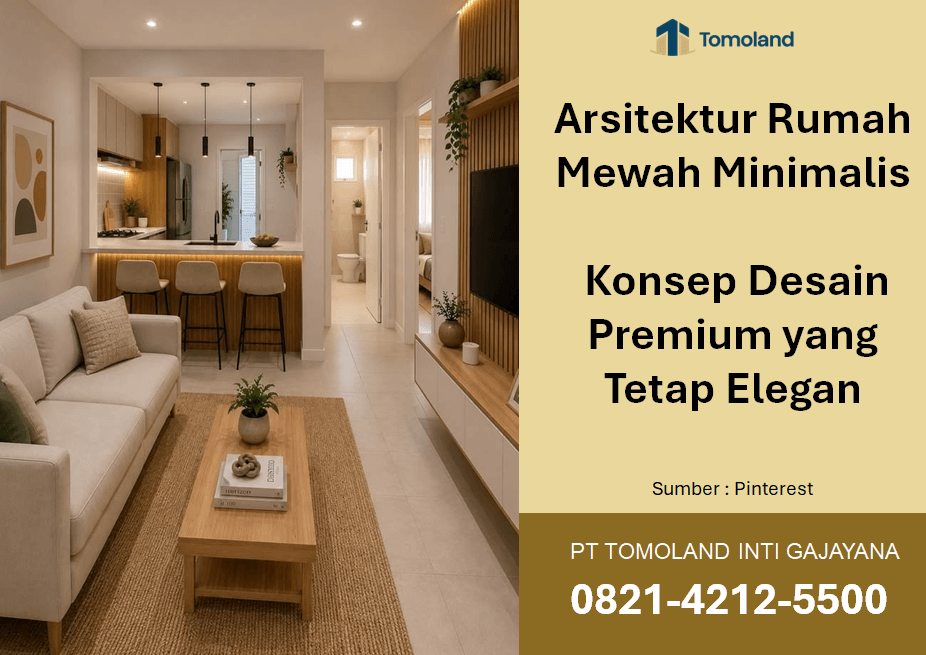Arsitektur Rumah Mewah Minimalis: Konsep Desain Premium yang Tetap Elegan