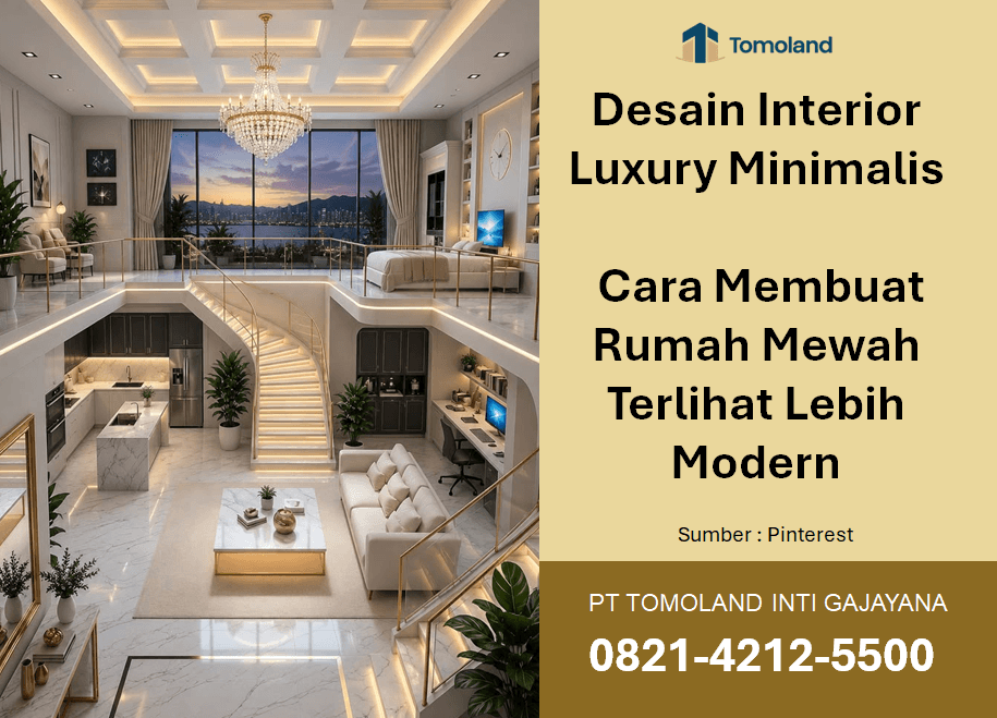 Desain Interior Luxury Minimalis: Cara Membuat Rumah Mewah Terlihat Lebih Modern