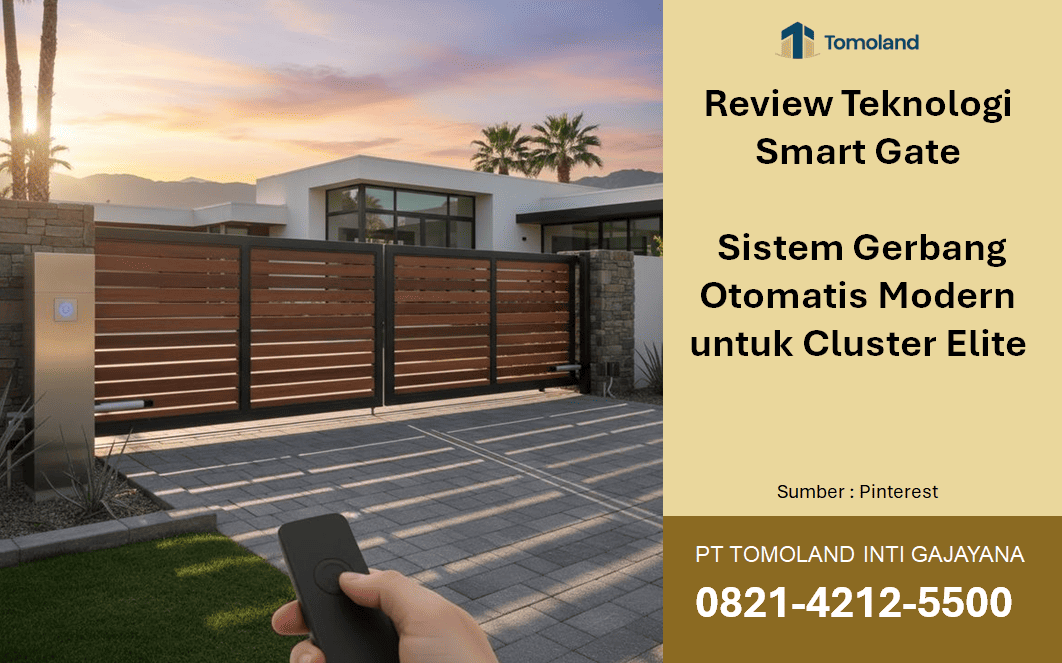 Review Teknologi Smart Gate: Sistem Gerbang Otomatis Modern untuk Cluster Elite