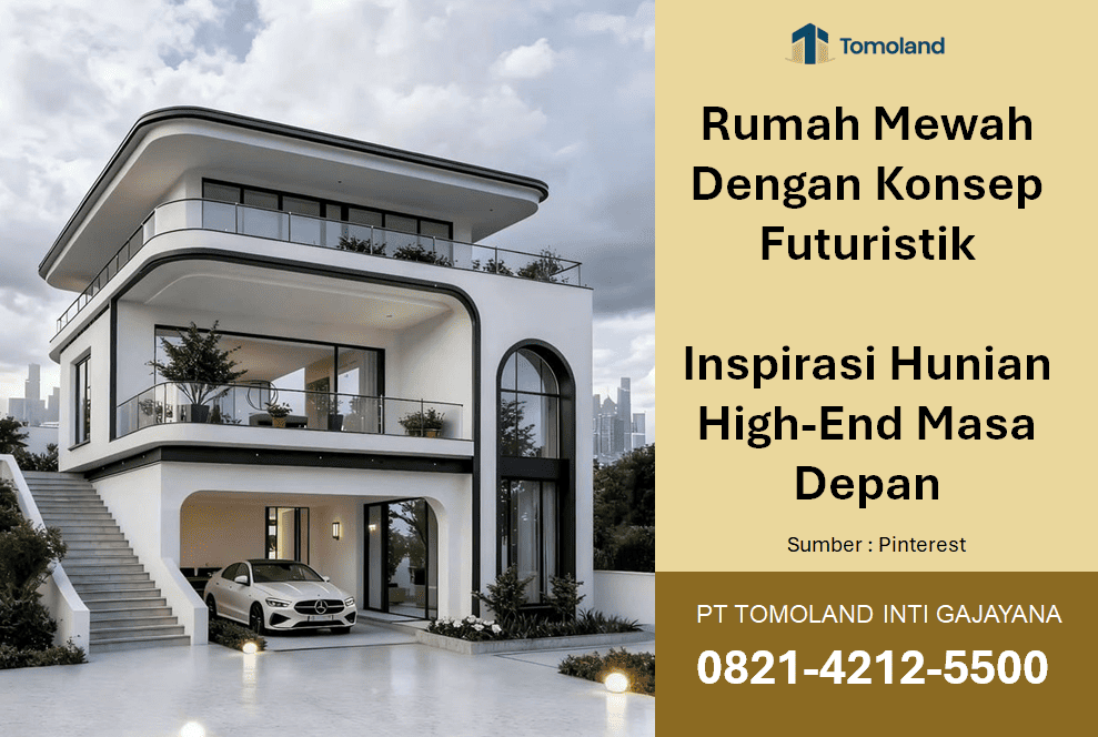 Rumah Mewah Dengan Konsep Futuristik: Inspirasi Hunian High-End Masa Depan