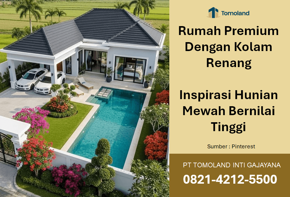 Rumah Premium Dengan Kolam Renang: Inspirasi Hunian Mewah Bernilai Tinggi