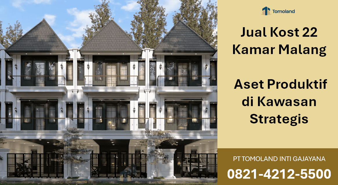 Rumah Kost 22 Kamar di Suhat Malang untuk Investasi Menguntungkan